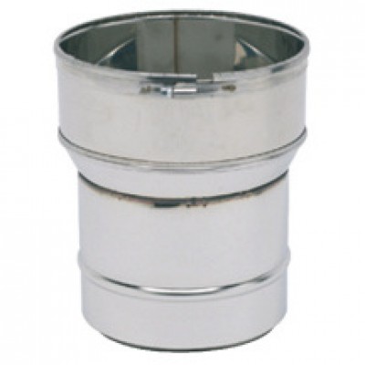 Raccord poêle tube inox diamètre 125mm diamètre  155/161mm TEN