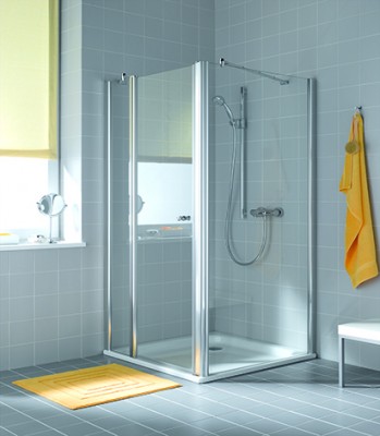 Paroi fixe avec porte AT TWD 10020 2AR blanc ROTHALUX