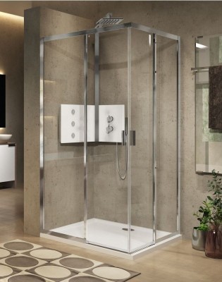 Paroi de douche côté gauche LUNES 2.0 78 NOVELLINI