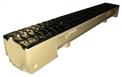 Caniveau STORA SELF 100 + 2 grilles B125 hauteur 100mmx1m STORA DRAIN