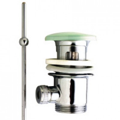 Vidage lavabo bidet sans tirette laiton chromé BASIC SEGMENT