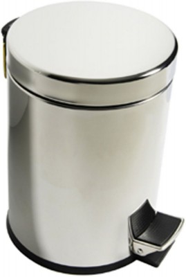 Poubelle inox avec couvercle fermeture ralentie 170x230x250mm 3l INDA