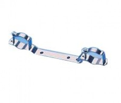 Etrier double support pour collecteur ACOME