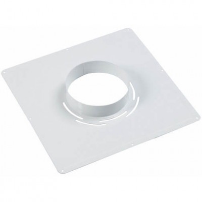 Plaque propreté blanc 400x400mm diamètre 180mm TEN