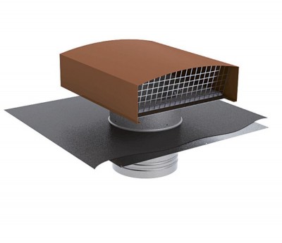 Chapeau de toiture gris CT315 ardoise diamètre 315mm ATLANTIC CLIM