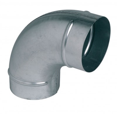 Coude 90° galvanisé diamètre 200mm TFVM