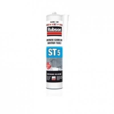 Mastic silicone ST5 blanc RUBSON