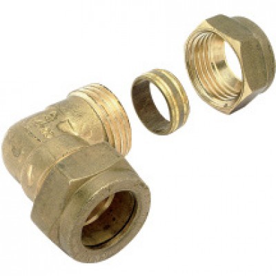 Coude 90° compression J512 double COMAP