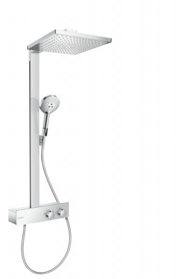 Colonne de douche E300 1 jet 350 ST 300x300mm - HANSGROHE 27361000
