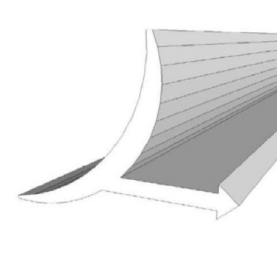 Profilé d'angle pour panneau mural 240 cm