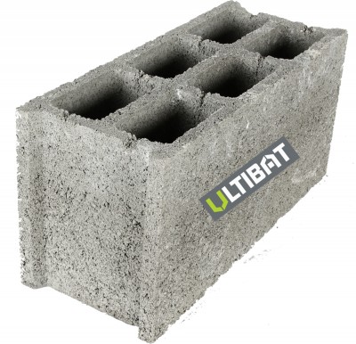 Bloc creux BM7 CE B60 600 x 200 x 200 mm ULTIBAT
