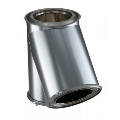 Té isolé T135-230 135° diamètre 230 mm POUJOULAT