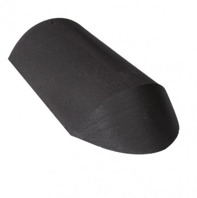 Arêtier about de 42 brun pour tuiles béton Dy038 MONIER