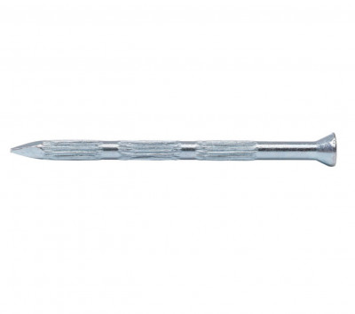 Pointe acier super Toc crénelée 40 x 2,7 mm 1 kg DE WIT