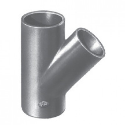 Culotte simple SMU+ 45° en fonte diamètre nominal 125-100mm PONT A MOUSSON