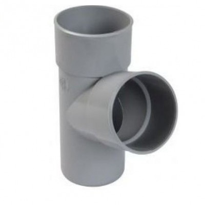 Culotte Mâle-Femelle 67°30 tuyau descente gris diamètre 50 mm NICOLL