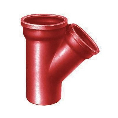 Culotte simple SME 45° diamètre nominal 50-50 mm PONT A MOUSSON
