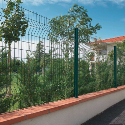 Panneau grillage Axis S vert  - 2,48 x 1,70 m - Maille 100 x 50 mm - DIRICKX GP450004