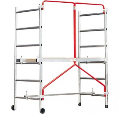 Echafaudage roulant pliant aluminium SK10 - TUBESCA