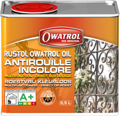 Antirouille Rustol Owatrol bidon de 0,5 litre DURIEU