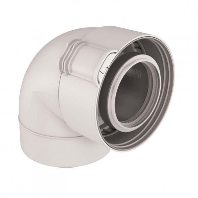 Coude 87° pptl/pvc+PP 60/100 mm UBBINK