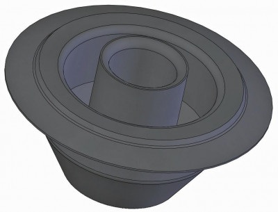 Clapet caoutchouc diamètre 40 mm CLARA