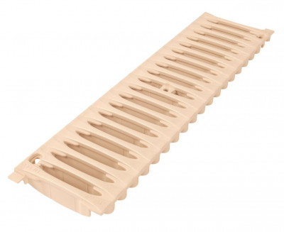 Grille caniveau sable 0.5 ml 128x36 mm NICOLL