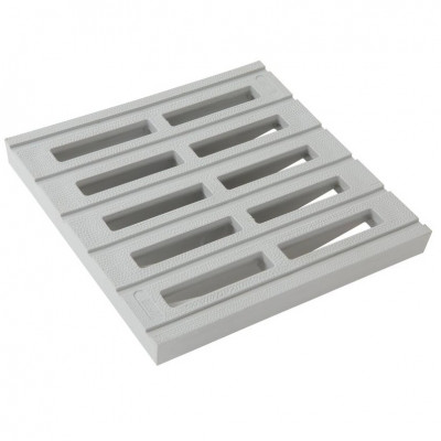 Grille sol seule gris clair 20x20 cm NICOLL