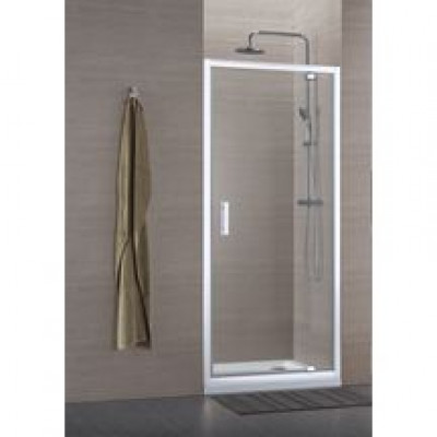 Paroi de douche Concerto pivotante verre transparent 800 x 1950 mm