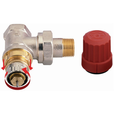 Corps robinet thermostatique réglable RA-N15 équerre 15 x 21 DANFOSS