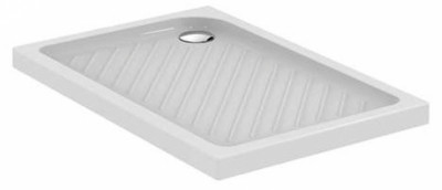 Receveur à poser Ulysse+ blanc 120 x 70 x 7 cm PORCHER