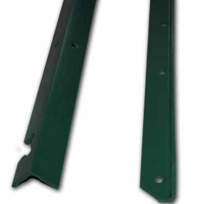 Poteau L pro angle et départ vert 40 x 5 mm longueur 1,75 ml DIRICKX