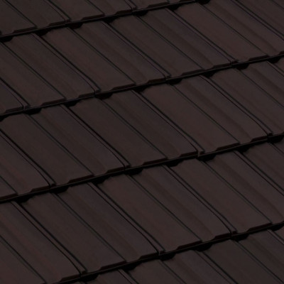 Faîtière arêtier demi-ronde de 40 anthracite MONIER