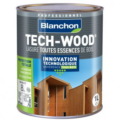 Lasure Tech-Wood incolore bidon 1 litre