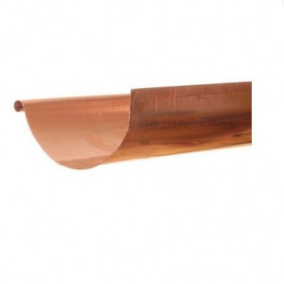 Gouttière cuivre 1/2 ronde de 25 cm en 4 ml VM BUIDING SOLUTIONS FEDRUS