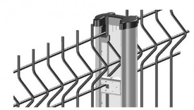 Poteau Genium gris RAL 7016 longueur 2200 mm GANTOIS CLOTURES