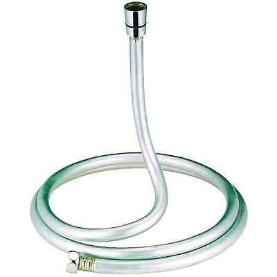 Flexible de douche PLENITUDE 1,75 mètres écrou tournant PVC renforcé argent brillant
