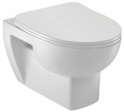 Pack WC suspendu sans bride abattant standard ODEON RIVE GAUCHE JACOB DELAFON