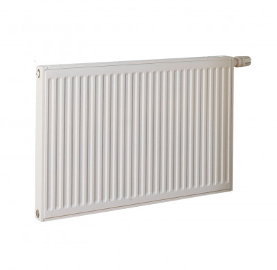 Radiateur horizontal habillé thermostatisable SAMBA 6 connexions C21 HB réversible hauteur 700 mm largeur 500 mm 15 éléments 728 W CHAPPEE