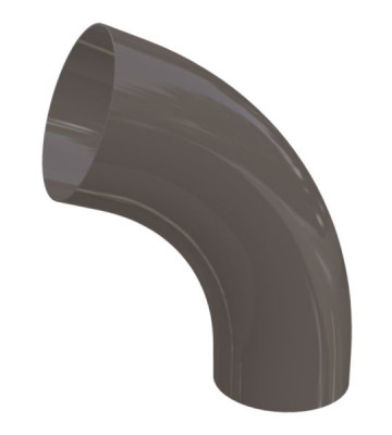 Coude cintré chromo gris 7022 D 100 à 72° HILD