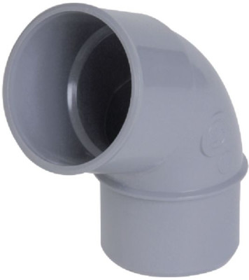 Coude simple mâle-femelle 67°30 - UCX6 - PVC gris - diamètre 125 mm - NICOLL