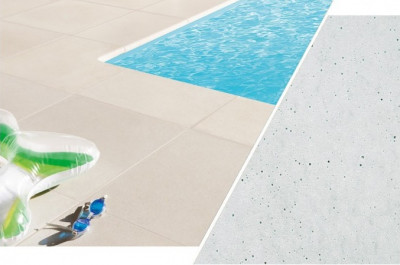 Angle rentrant plat rustique bullée 50 x 33 cm rayon 15 cm PIERRA