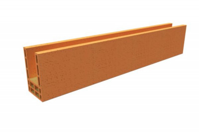 Linteau grande longueur LGL Maxi Linteau 200 x 300 mm longueur 1400 mm POROTHERM