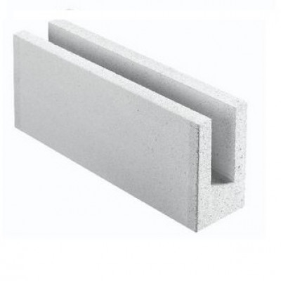 Bloc béton Thermopierre U 15 x 25 x 62,5 cm 1,6/ml XELLA THERMOPIERRE