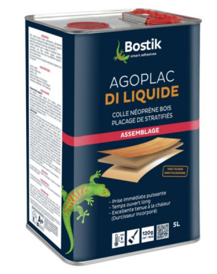 Colle Agoplac DI Liquide Bostik ambré bidon 7 l BOSTIK