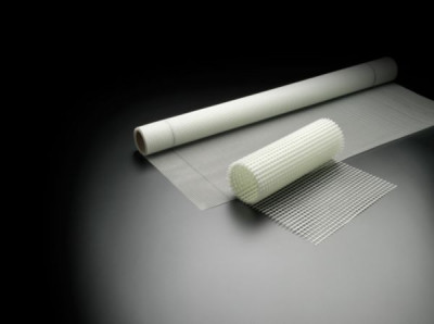 Trame fibre de verre - blanc - maille 4 x 4 mm - rouleau de 50 x 1 m - TATA STEEL