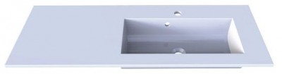 Plan synthèse PLENITUDE 105 vasque à droite profondeur 38