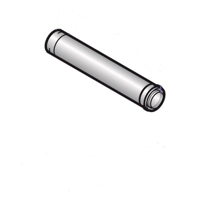 Rallonge alu/PPS 80/125 L1000 DY128 DE DIETRICH