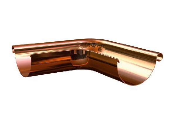 Equerre pour gouttière cuivre longue extérieur boudin 18 mm développé 25 cm SAVOIE-METAL TOITURE ...