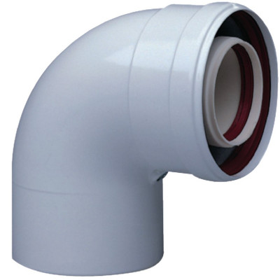 Coude pour chaudière Baxi 90° Ø 60/100 CHAPPEE